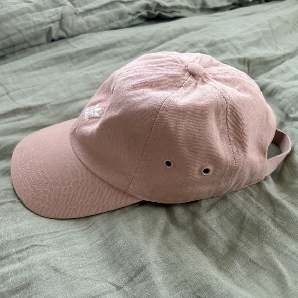 Adidas Mini Logo Relaxed Hat Womens Tan Nude Pink‎ - Picture 4 of 8
